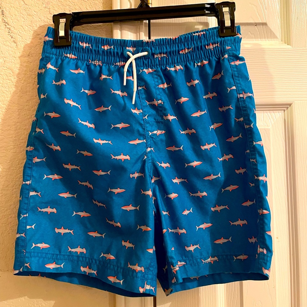Boys Old Navy Shark Swim Trunks